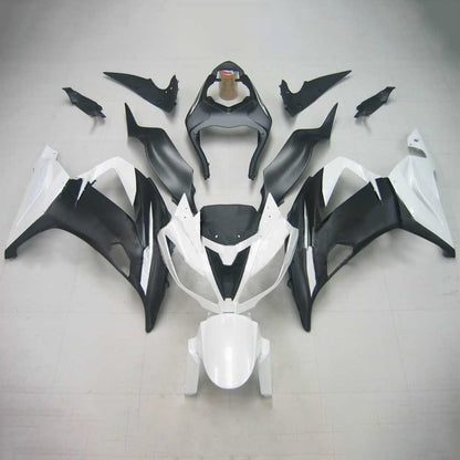 Carene 2013-2018 Plastiche Kawasaki ZX6R 636 White Ninja Generic