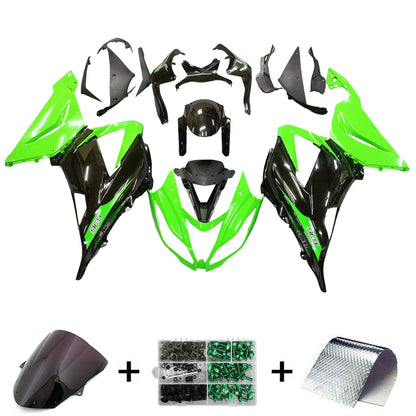 Carene 2013-2018 Plastiche Kawasaki ZX6R 636 Verde Nero Ninja Generic