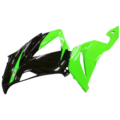 Carene 2013-2018 Plastiche Kawasaki ZX6R 636 Verde Nero Ninja Racing Generic