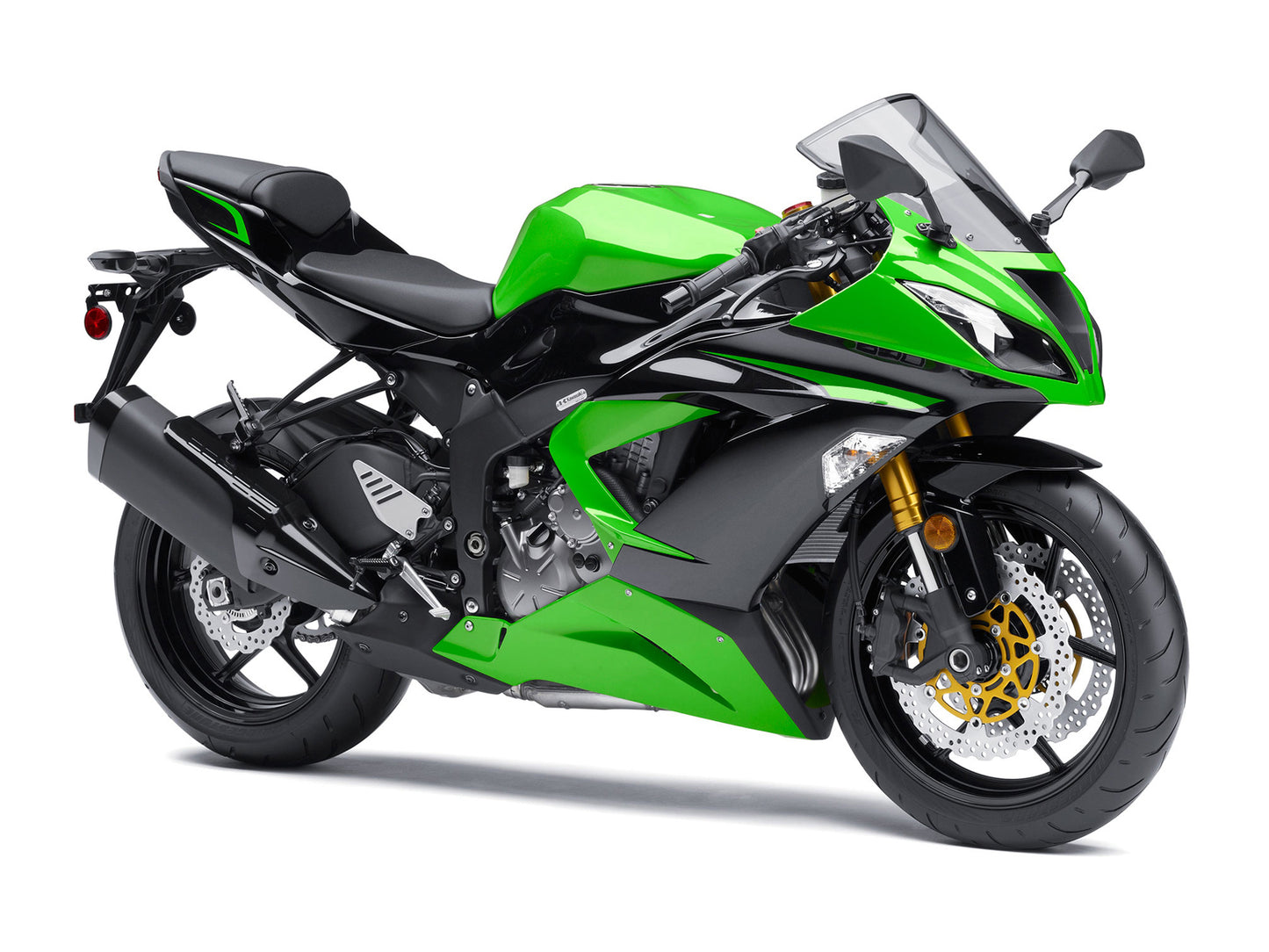 Carene 2013-2018 Plastiche Kawasaki ZX6R 636 Verde Nero Ninja Racing Generic