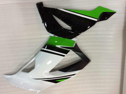 Amotopart 2013-2018 Kawasaki ZX6R Cladding Green & Black Kit