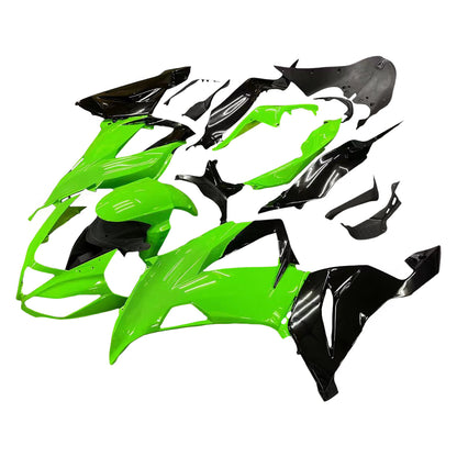 Amotopart Kawasaki 2013-2018 ZX6R 636 Kit di paura nero verde