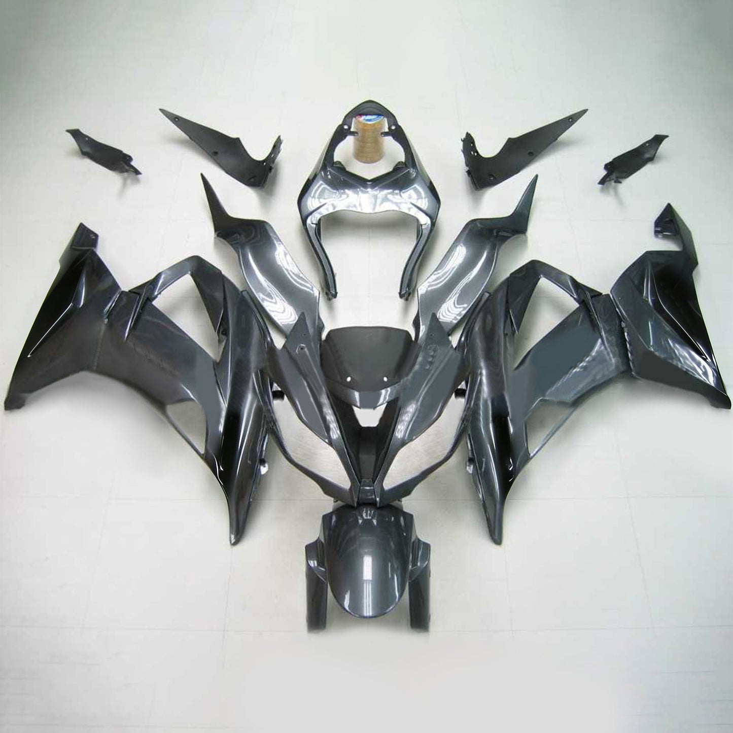 Amotopart Kawasaki 2013-2018 ZX6R 636 Kit di rivestimento nero