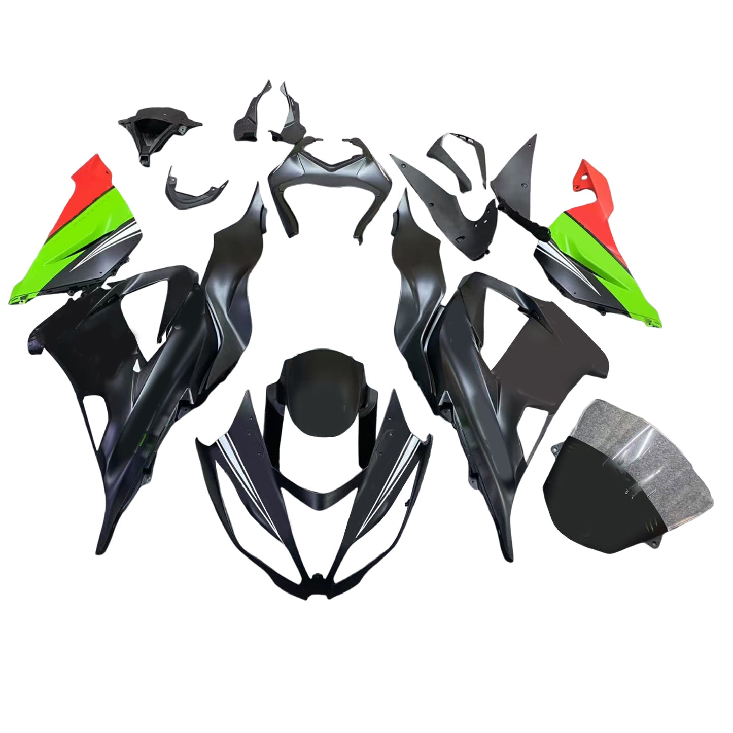 Amotopart Kit Carena Kawasaki ZX6R 636 2013-2018 Carrozzeria Plastica ABS