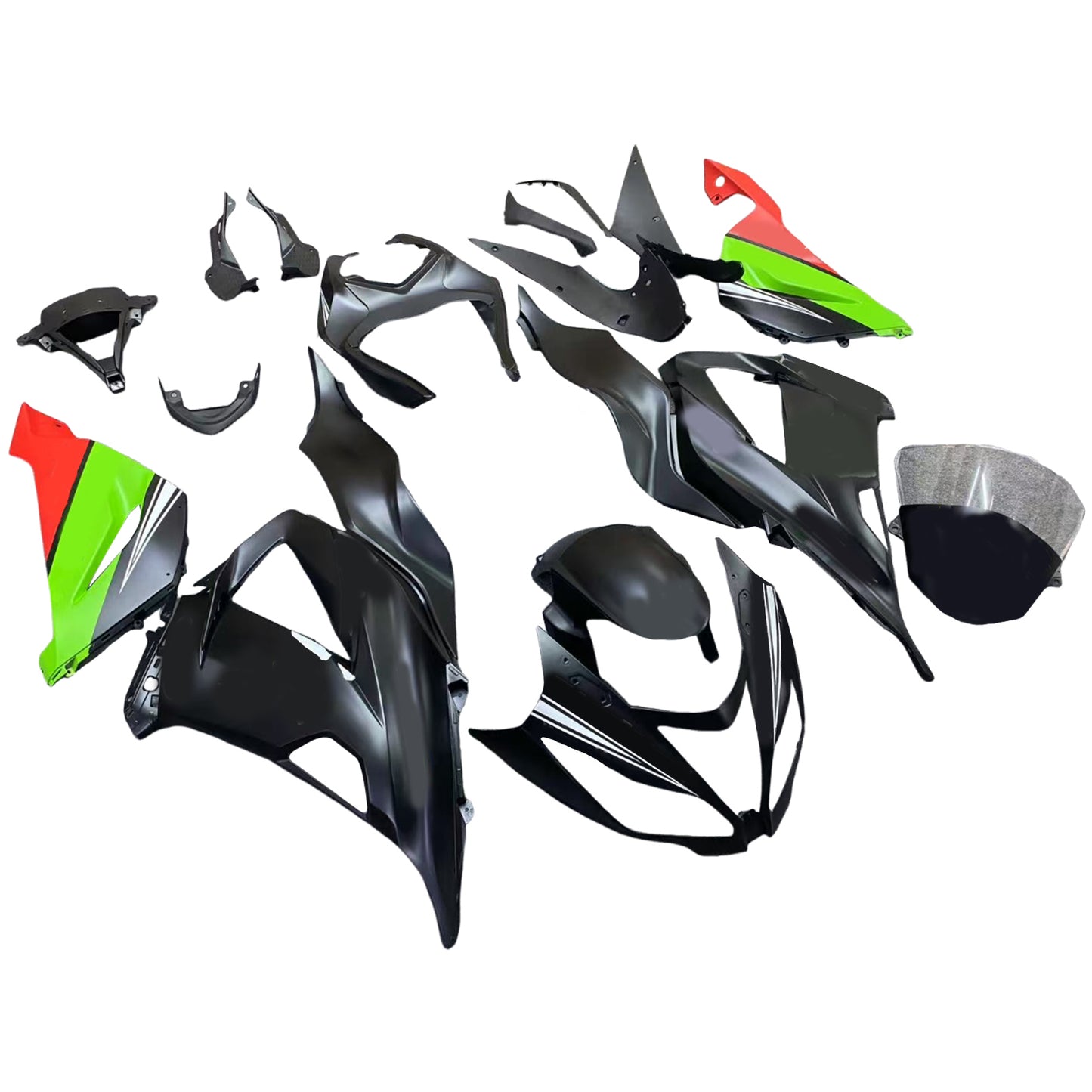 Amotopart Kit Carena Kawasaki ZX6R 636 2013-2018 Carrozzeria Plastica ABS