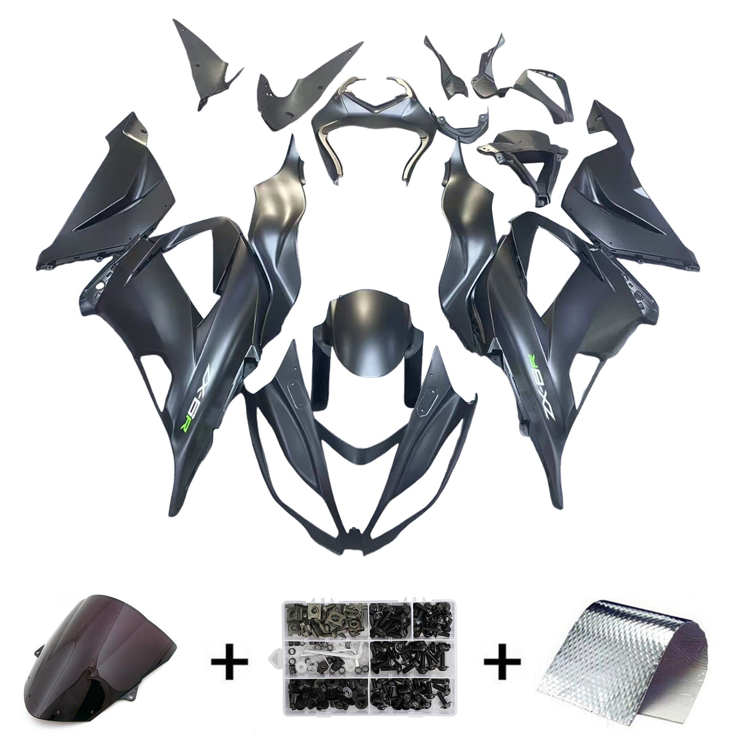 Amotopart Kit Carena Kawasaki ZX6R 636 2013-2018 Carrozzeria Plastica ABS