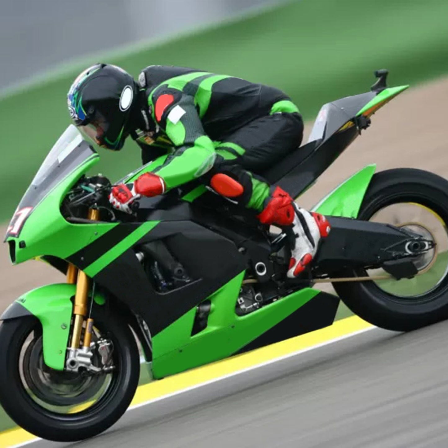 2013-2018 Kawasaki ZX6R 636 Kit carena iniezione Carrozzeria Plastica ABS