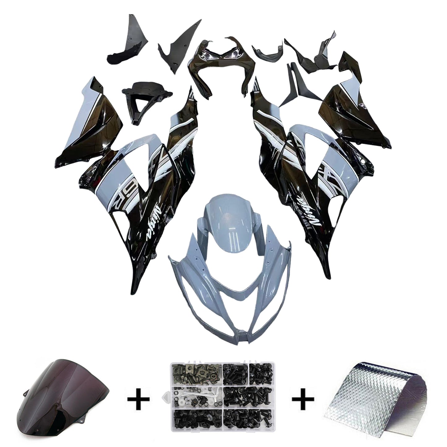 2013-2018 Kawasaki ZX6R 636 Kit carenatura iniezione Carrozzeria Plastica ABS