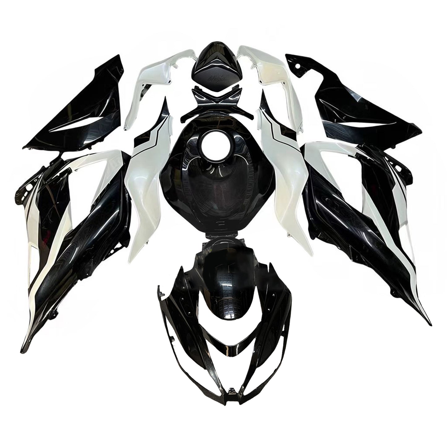 Kit carenatura iniezione in plastica ABS adatto per Kawasaki ZX6R 636 2013-2018