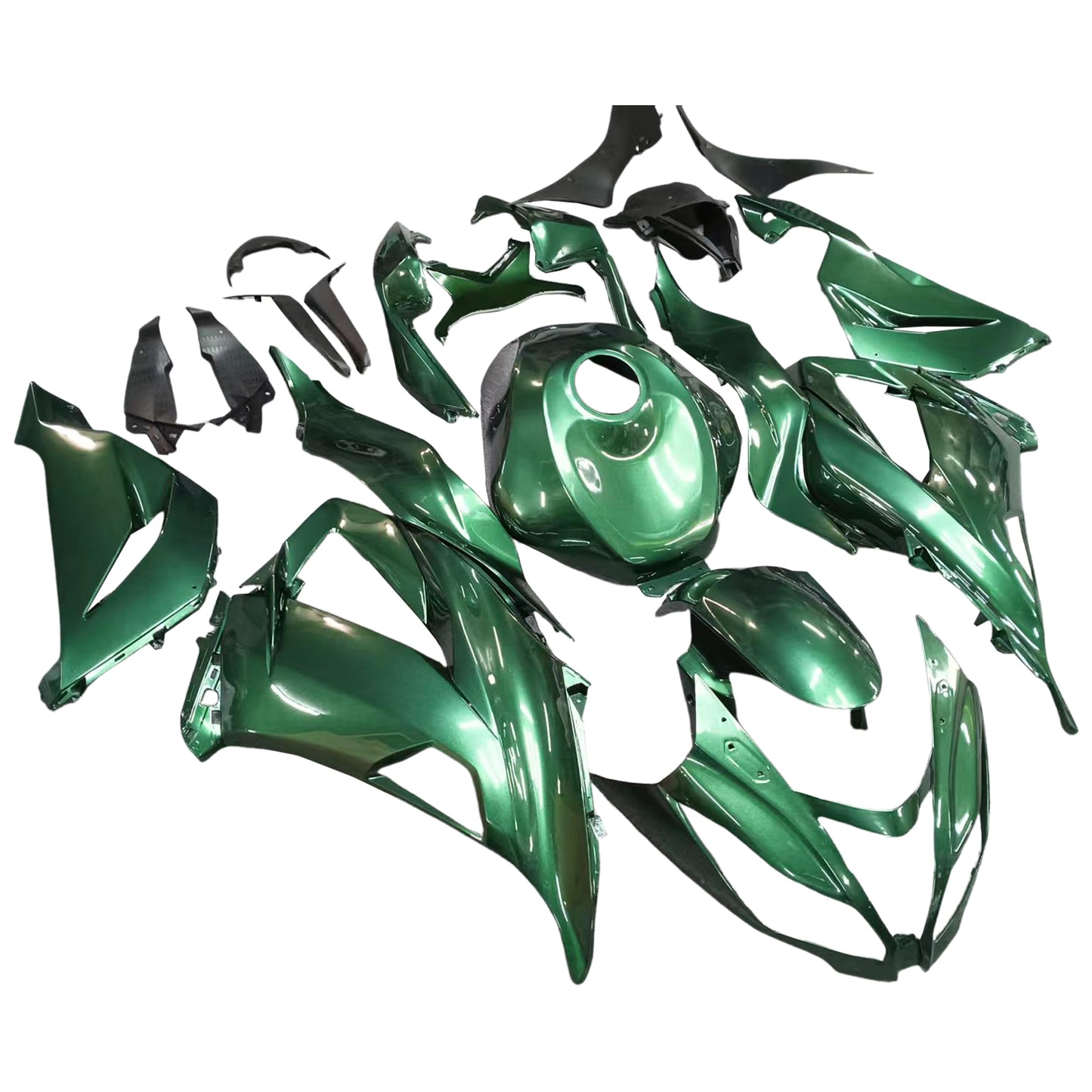 Kit carenatura iniezione in plastica ABS adatto per Kawasaki ZX6R 636 2013-2018
