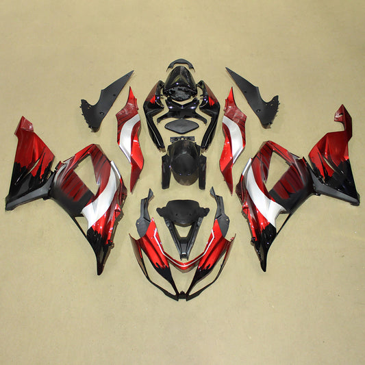 Kit carenatura iniezione in plastica ABS adatto per Kawasaki ZX6R 636 2013-2018