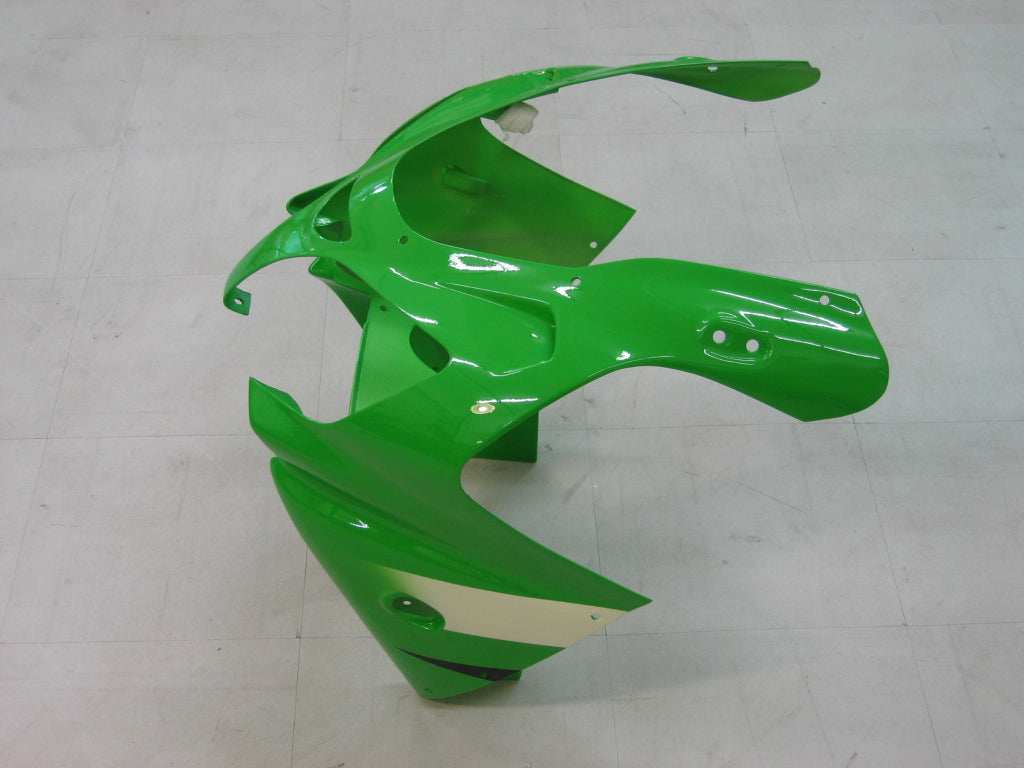 Amotopart 2000-2001 Kawasaki ZX9R Cladding Green Kit