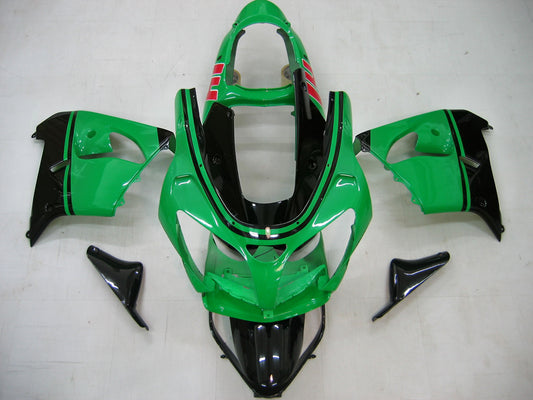 Carene 2000-2001 Kawasaki ZX 9R Verde Nero No.14 ZX9R Racing Generico