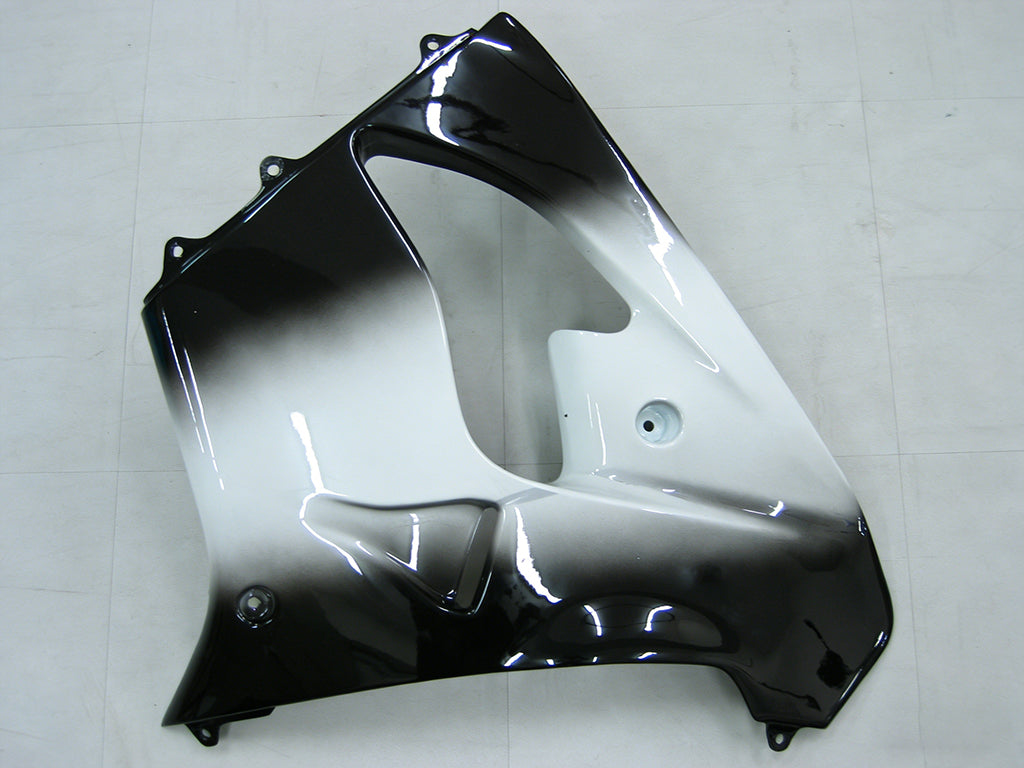 Carene 2000-2001 Kawasaki ZX 9R Nero Bianco West ZX9R Racing Generico
