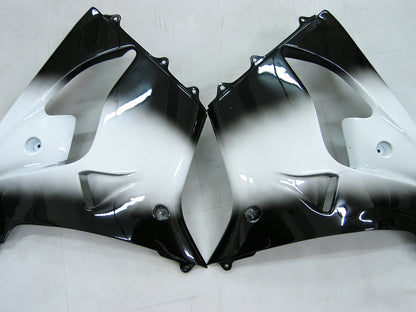 Carene 2000-2001 Kawasaki ZX 9R Nero Bianco West ZX9R Racing Generico