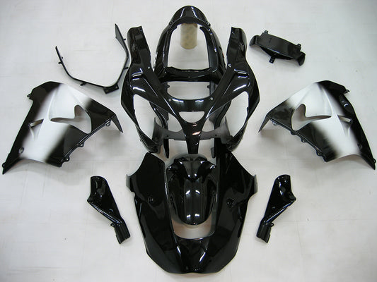 Carene 2000-2001 Kawasaki ZX 9R Nero Bianco West ZX9R Generico