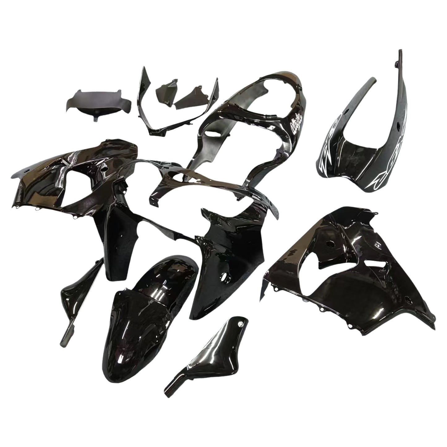 Amotopart 2000-2001 Kawasaki ZX9R Cladding Black Kit