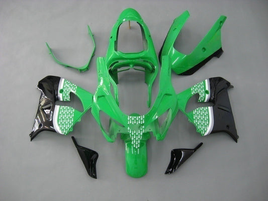 Carene 2000-2001 Kawasaki ZX 9R Verde Nero No.56 Nakano Generico
