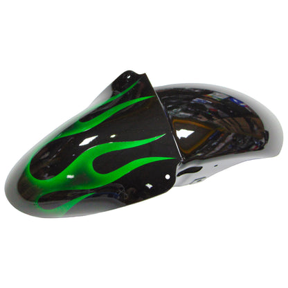 Amotopart Kawasaki ZX9R 2000-2001 kit di rivestimento verde nero
