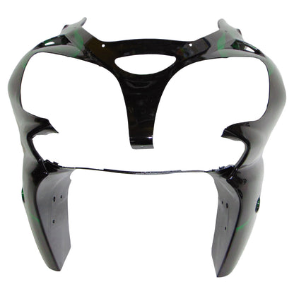 Amotopart Kawasaki ZX9R 2000-2001 kit di rivestimento verde nero
