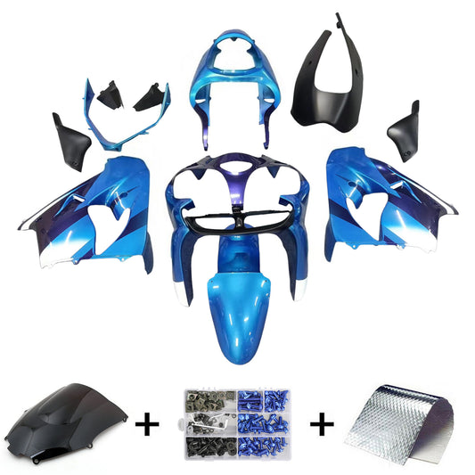 Amotopart Kawasaki ZX9R 2000-2001 BLU BLACK TUB