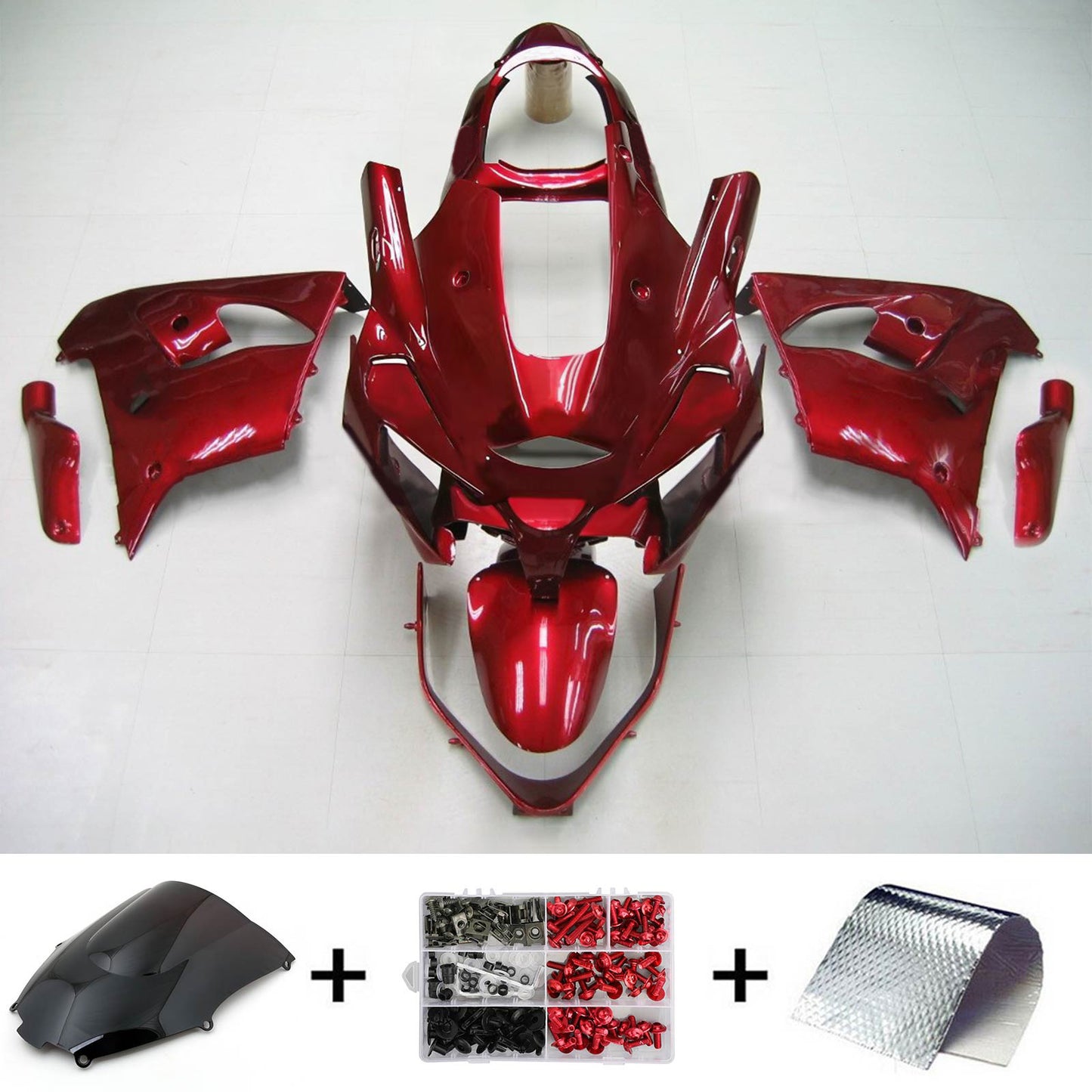 Amotopart Kawasaki ZX9R 2000-2001 Gloss Red Buy