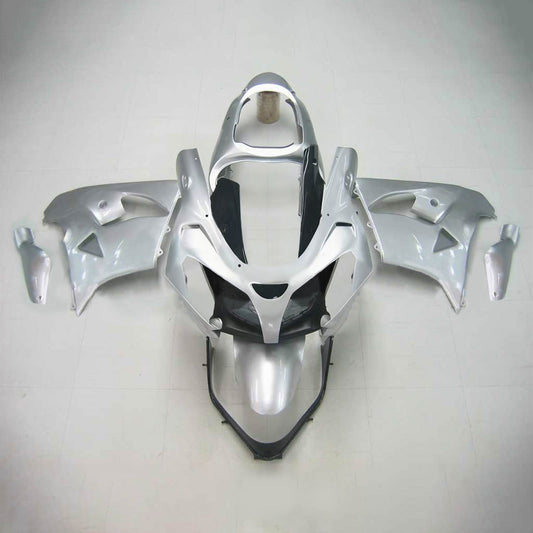 Amotopart Kawasaki ZX9R 2000-2001 Kit di rivestimento d'argento