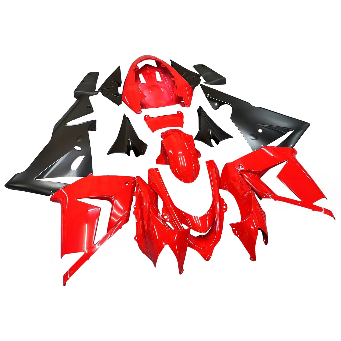 Carene 2004-2005 Kawasaki ZX10R Rosso e Nero Ninja Generic