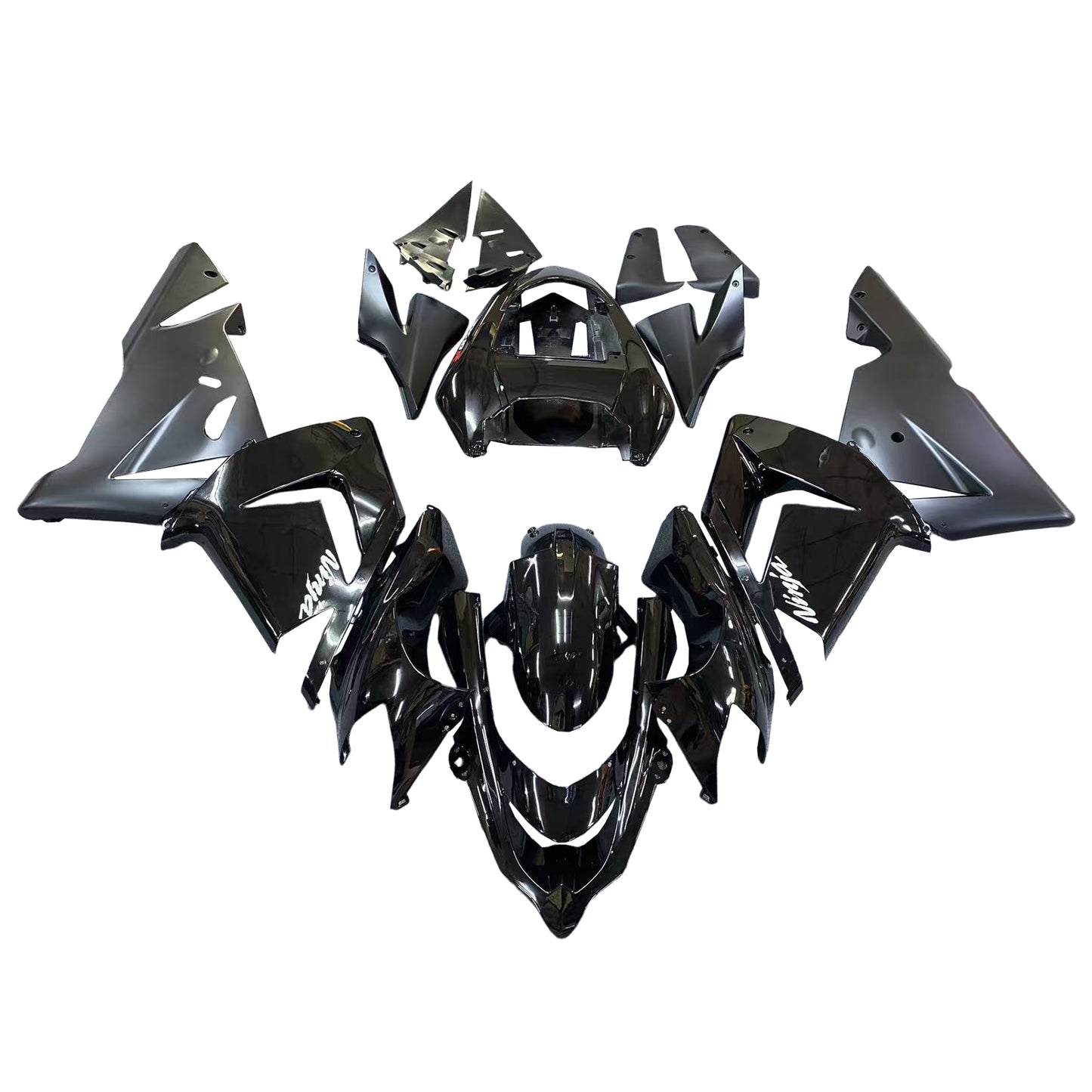 Carene 2004-2005 Kawasaki ZX 10R All Black Ninja Racing Generico