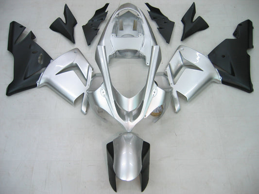 Carene 2004-2005 Kawasaki ZX 10R Argento Nero Ninja Racing Generico