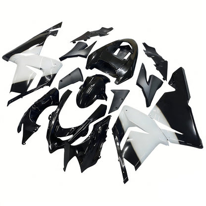 Carene 2004-2005 Kawasaki ZX 10R Nero Bianco West Ninja Racing Generico