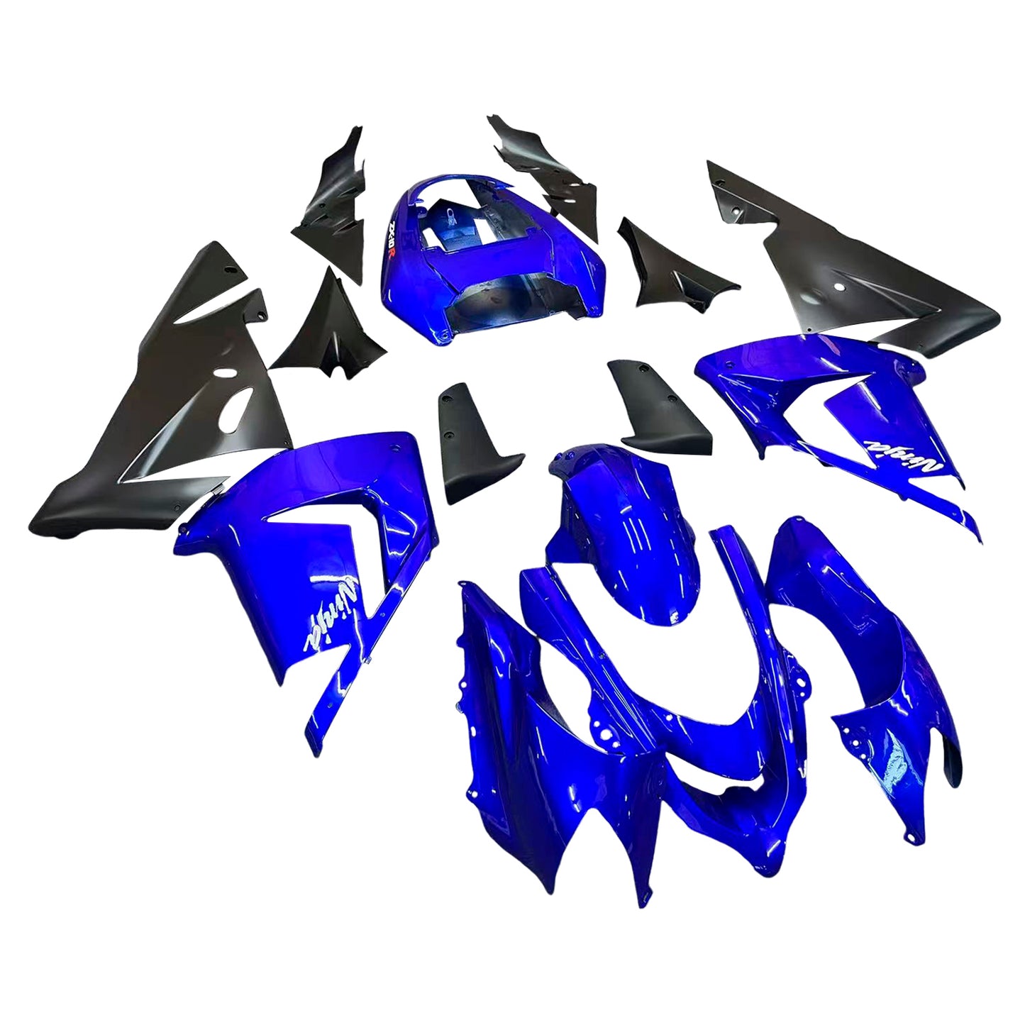 Carene 2004-2005 Kawasaki ZX 10R Blu Nero Ninja Racing Generico