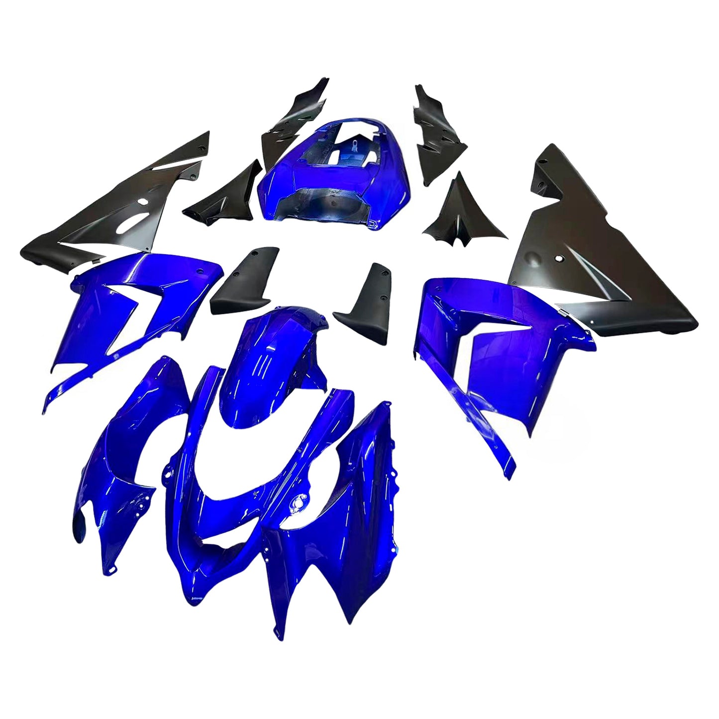 Carene 2004-2005 Kawasaki ZX 10R Blu Nero Ninja Racing Generico