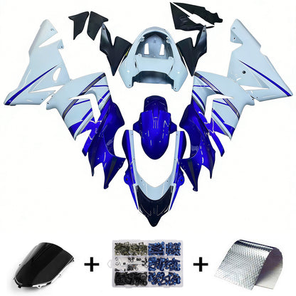 Carene 2004-2005 Kawasaki ZX 10R Blu Bianco FIAT Racing Generico