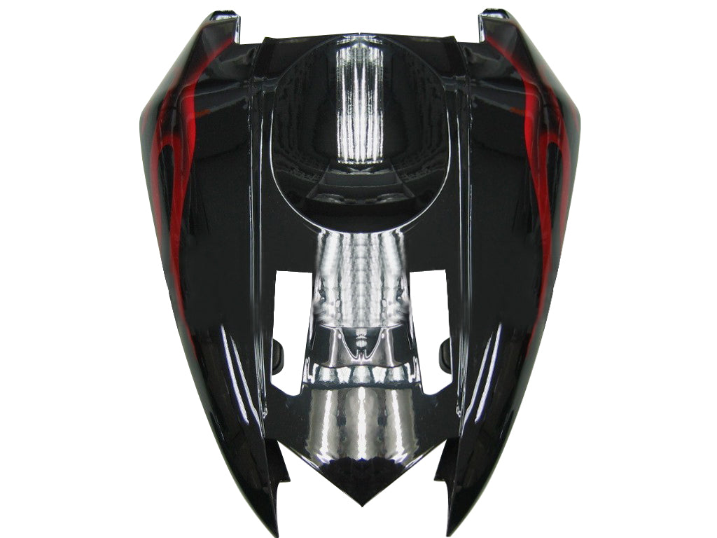 Carenatura 2004-2005 Kawasaki ZX 10R Black & Red Flame Ninja Generico