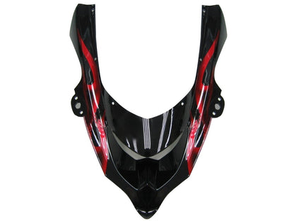 Carenatura 2004-2005 Kawasaki ZX 10R Black & Red Flame Ninja Generico