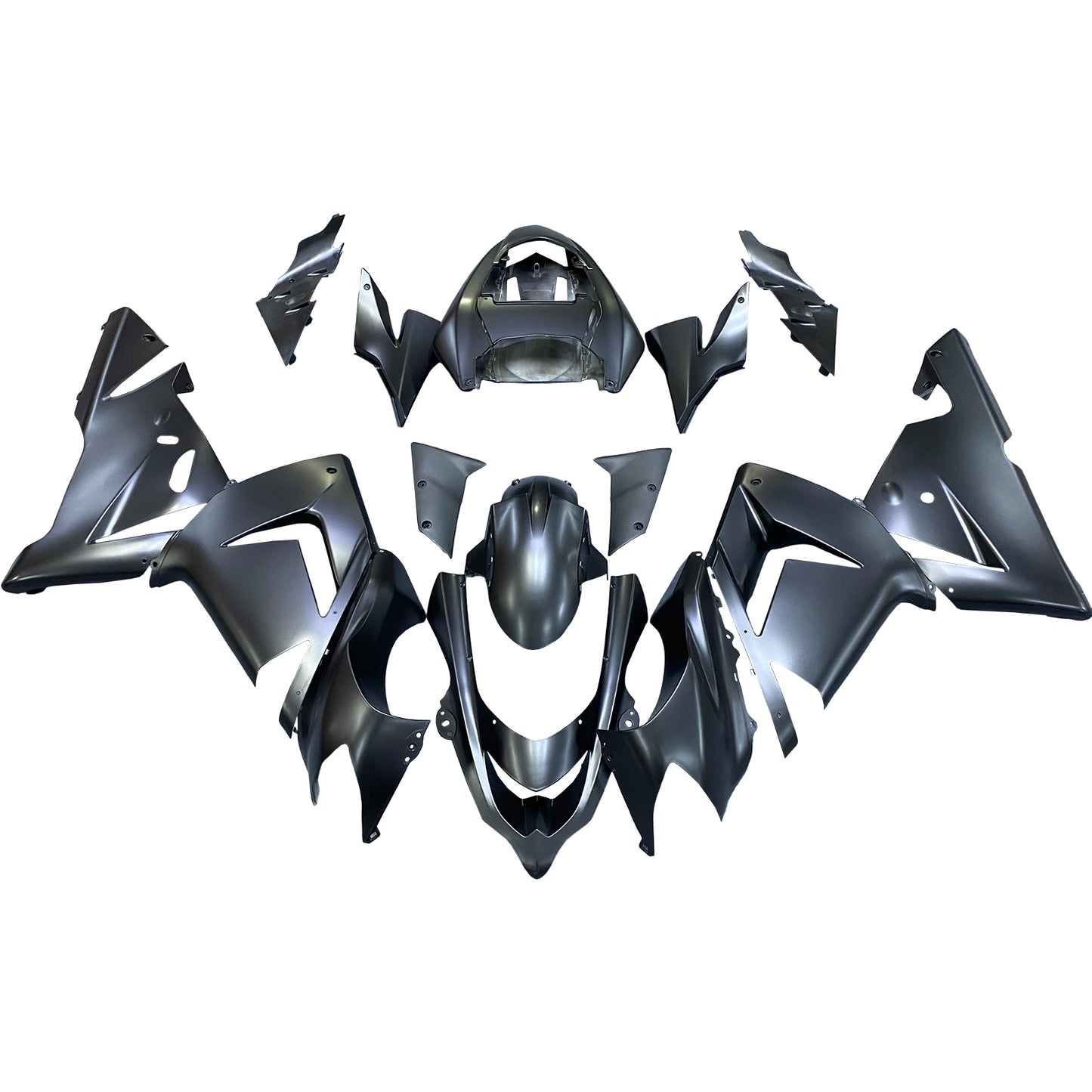 Carene 2004-2005 Kawasaki ZX 10R Nero Opaco Ninja Generico