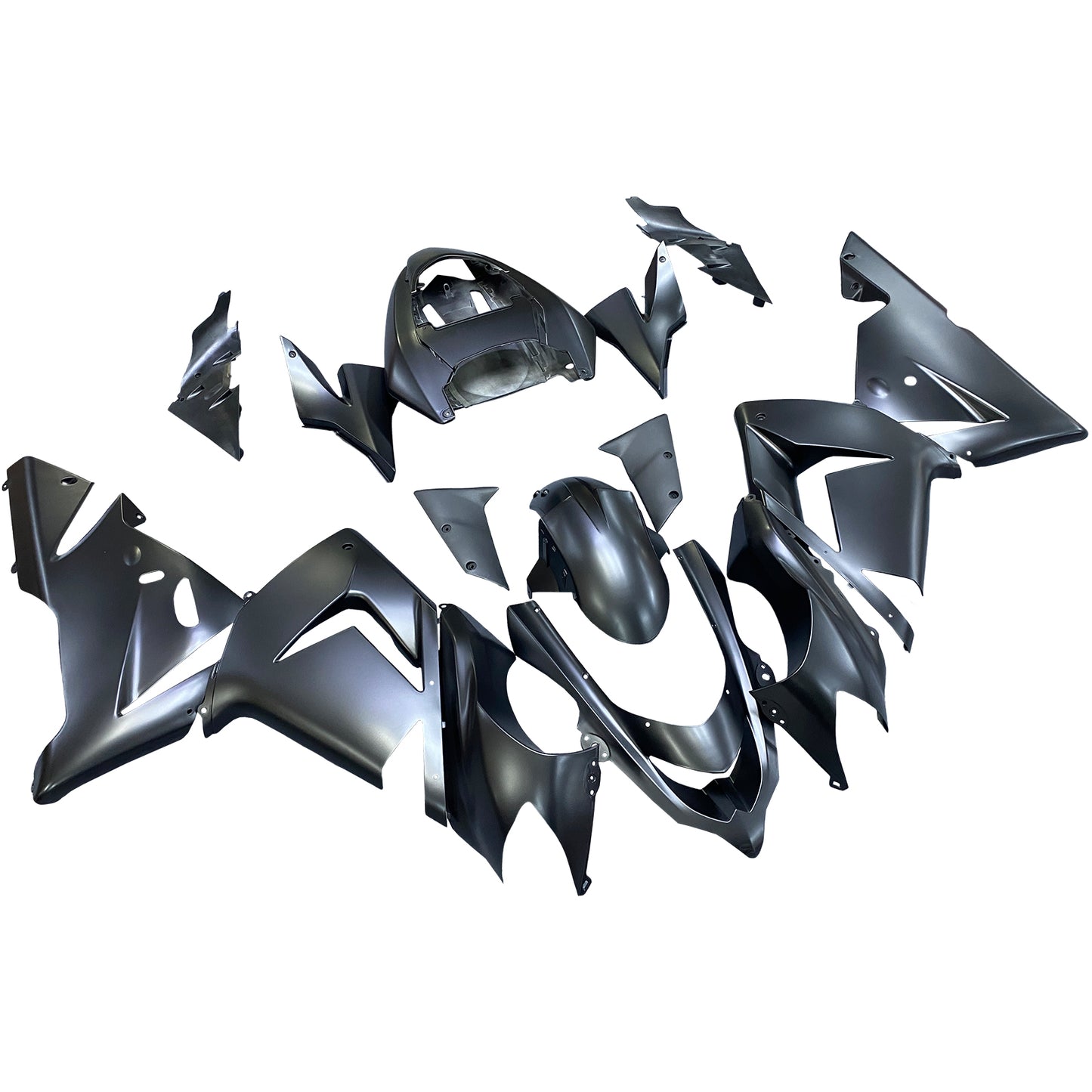 Carene 2004-2005 Kawasaki ZX 10R Nero Opaco Ninja Generico