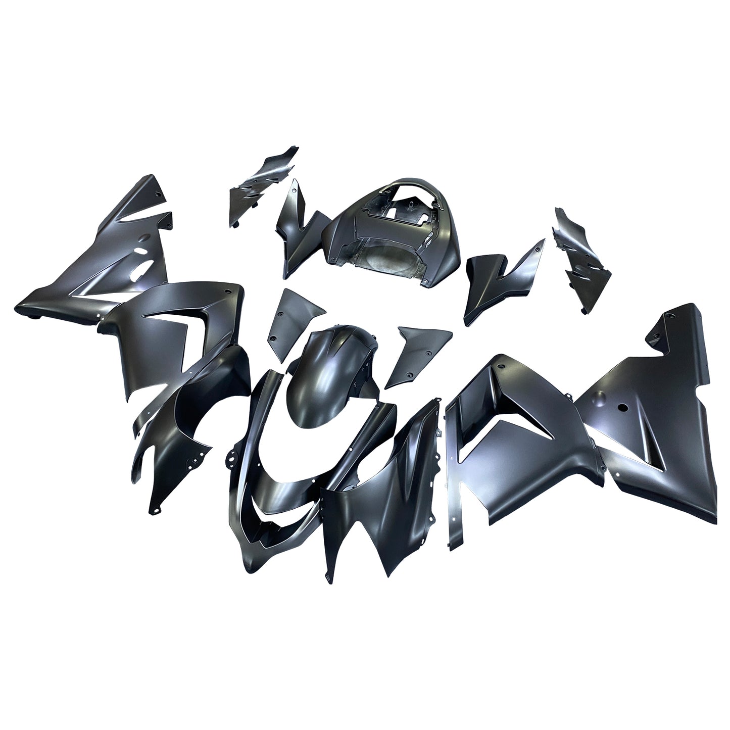 Carene 2004-2005 Kawasaki ZX 10R Nero Opaco Ninja Generico