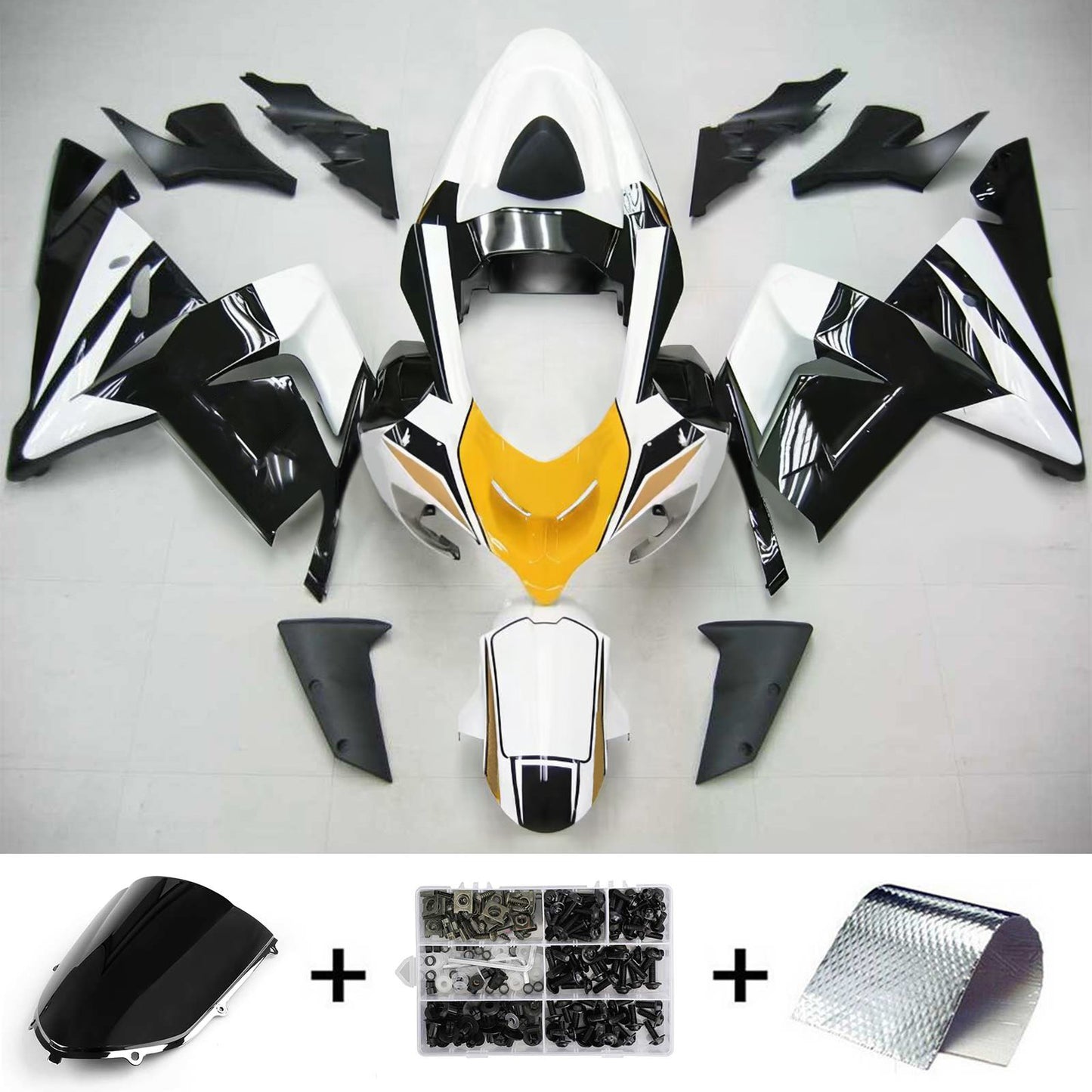 Kit carenatura per Kawasaki ZX10R 2004-2005 Generico