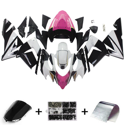 Amotopart Kawasaki 2004-2005 ZX10R Black Pink Playboy Kit