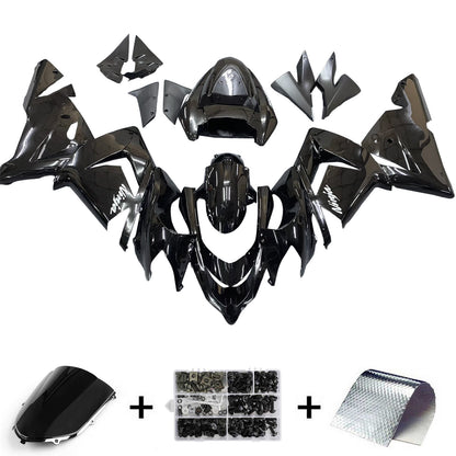 Amotopart Kawasaki 2004-2005 kit di rivestimento nero leggero ZX10R