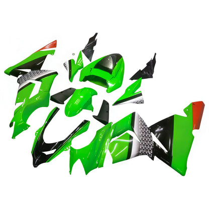 Amotopart Kawasaki 2004-2005 kit trigger nero verde ZX10R