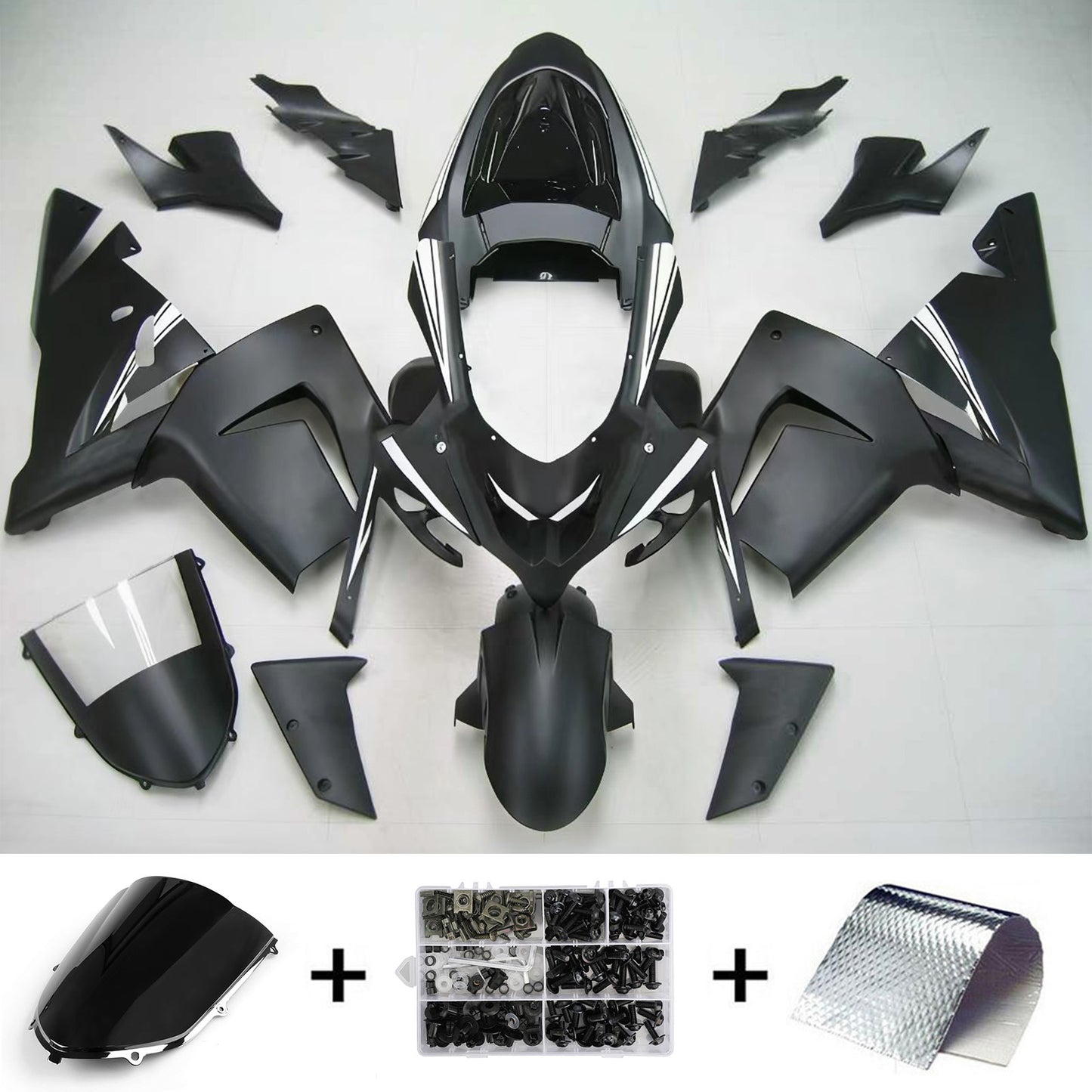 Kit carenatura per Kawasaki ZX10R 2004-2005 Generico