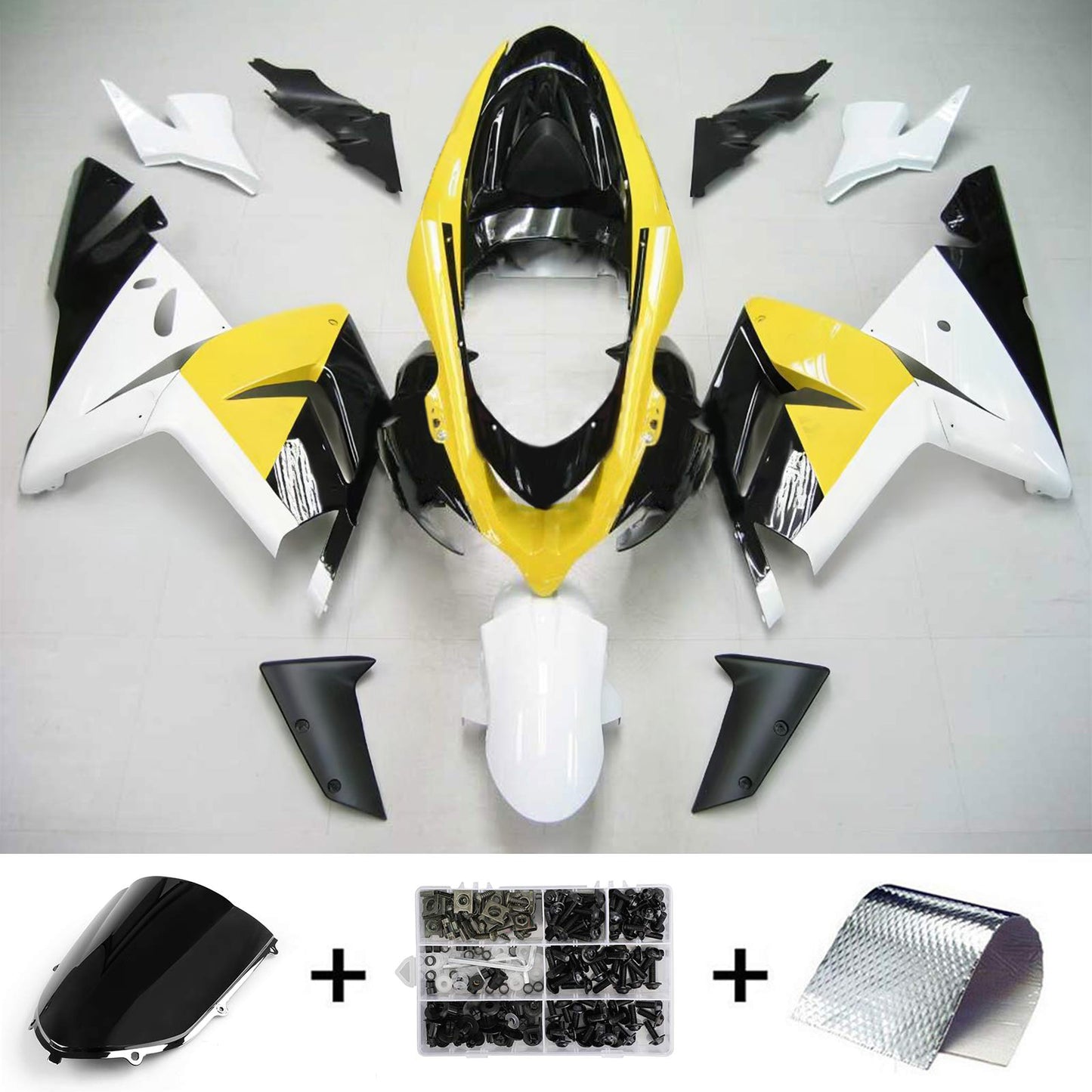 Kit carenatura per Kawasaki ZX10R 2004-2005 Generico