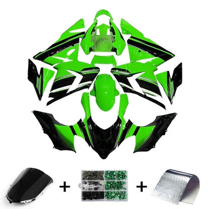 Amotopart Kawasaki 2004-2005 kit trigger nero verde ZX10R