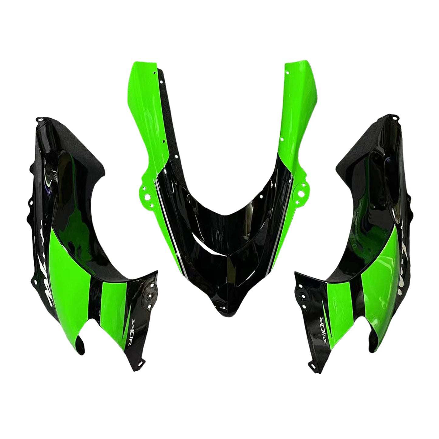 Amotopart Kawasaki 2004-2005 kit trigger nero verde ZX10R