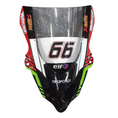 Amotopart Kawasaki 2004-2005 ZX10R KIT GREEN BLIANCO VERDE GREEN
