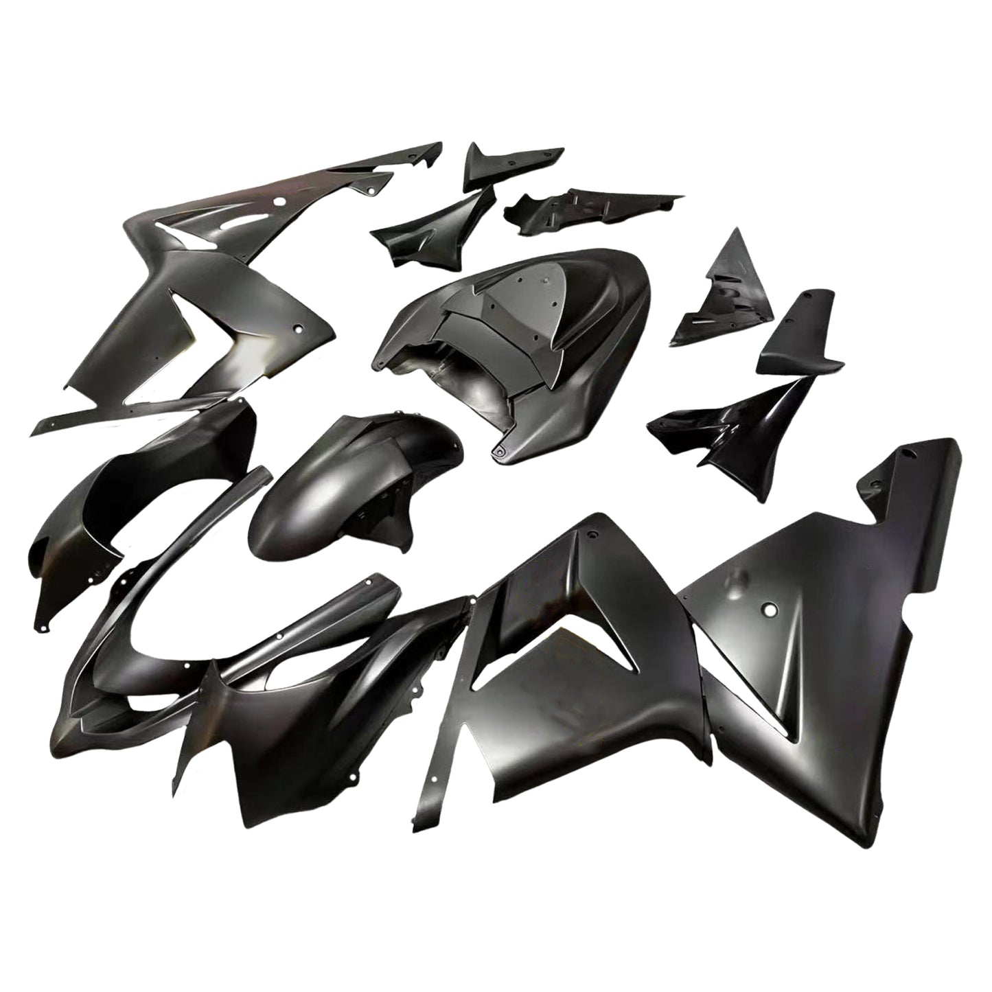 Amotopart Kawasaki 2004-2005 ZX10R Nero con loghi dorati