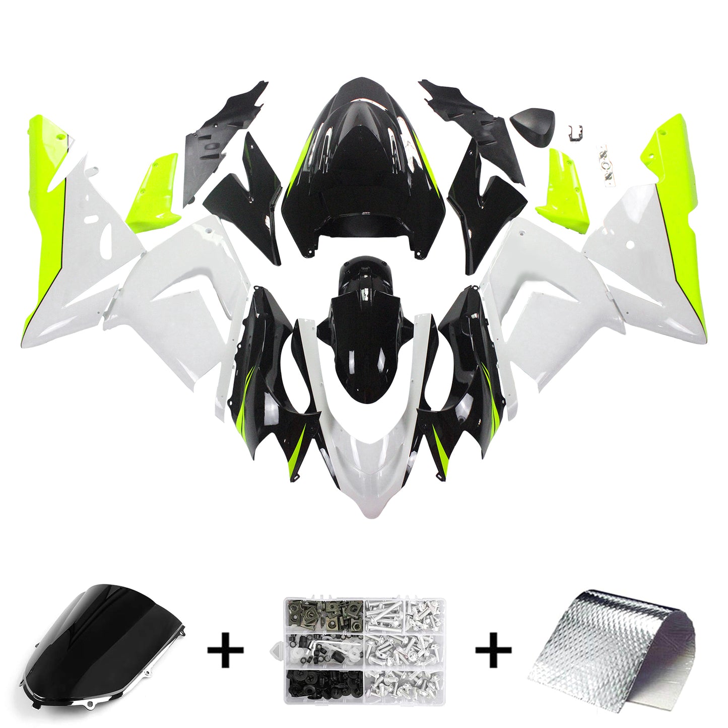 Kit carenatura per Kawasaki ZX10R 2004-2005 Generico